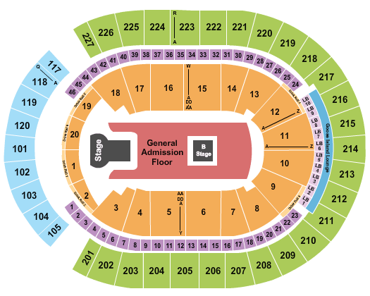 T-Mobile Arena Travis Scott Seating Chart