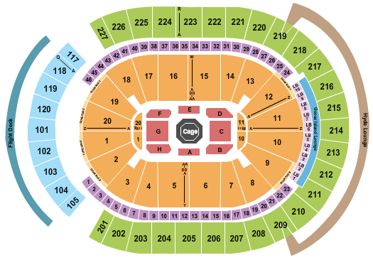 T-Mobile Arena Seating Chart & Seating Maps - Las Vegas