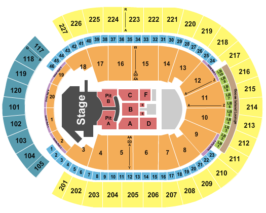 iHeartRadio Music Festival T-Mobile Arena Seating Chart