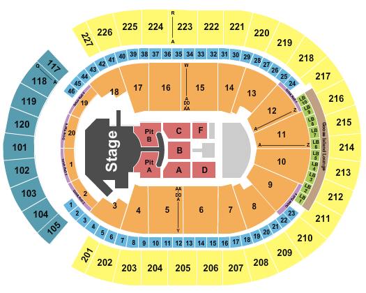 iHeartRadio Music Festival T-Mobile Arena Seating Chart