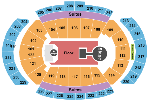 T-Mobile Center Childish Gambino Seating Chart