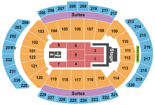 T-Mobile Center Jelly Roll Seating Chart