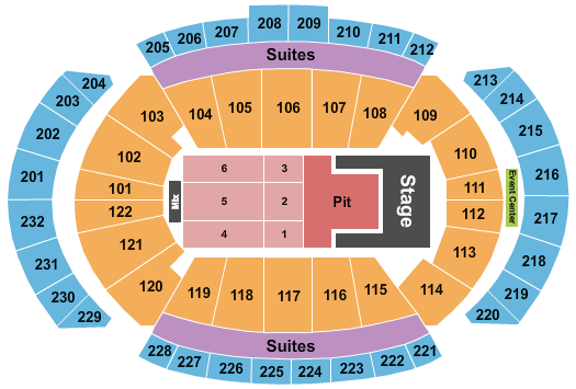 T-Mobile Center Olivia Rodrigo Seating Chart