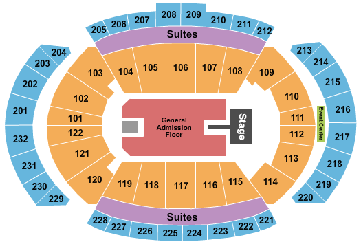 T-Mobile Center Playboi Carti Seating Chart