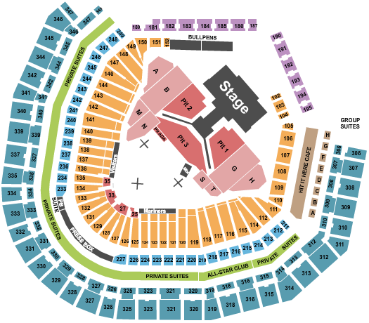 T-Mobile Park Stray Kids Seating Chart