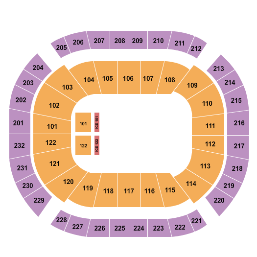 T-Mobile Center Disney OnIce Seating Chart