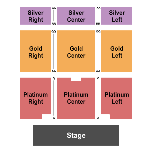 Table Mountain Casino Endstage 2 Seating Chart