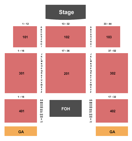 Tachi Palace Hotel & Casino Endstage Outdoor Seating Chart
