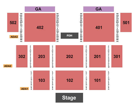 Tachi Palace Hotel & Casino Endstage Outdoor 2 Seating Chart