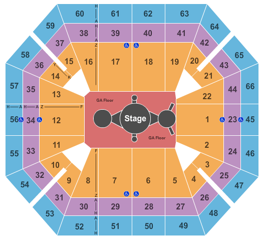 ExtraMile Arena Carrie Underwood Seating Chart