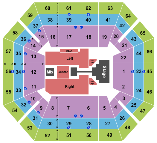 ExtraMile Arena Casting Crowns 2 Seating Chart