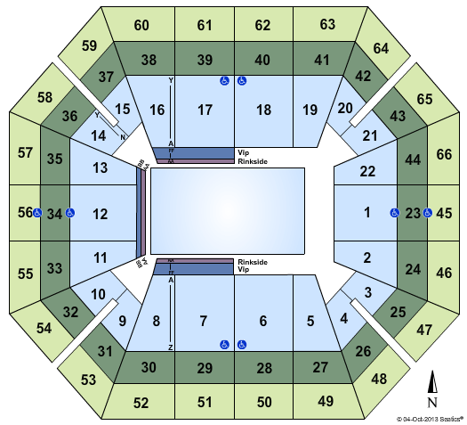 ExtraMile Arena Disney On Ice Seating Chart