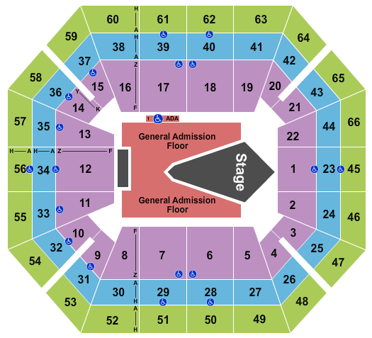 taco bell arena seating map Extramile Arena Seating Charts For All 2020 Events Ticketnetwork