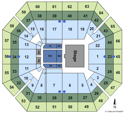 ExtraMile Arena Jesus Christ Superstar Seating Chart