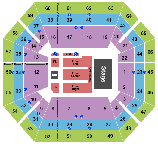 ExtraMile Arena Jimmy Buffet Seating Chart