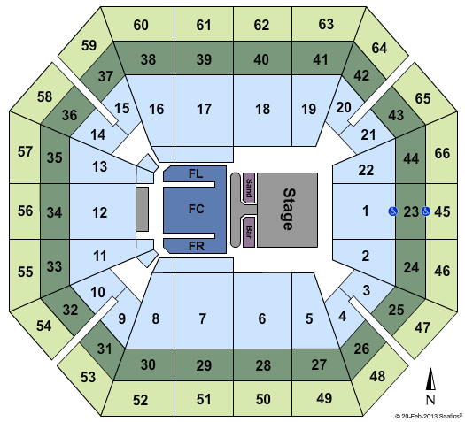 ExtraMile Arena Kenny Chesney Seating Chart