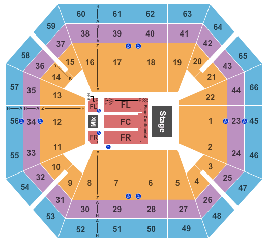 ExtraMile Arena Kevin Hart Seating Chart