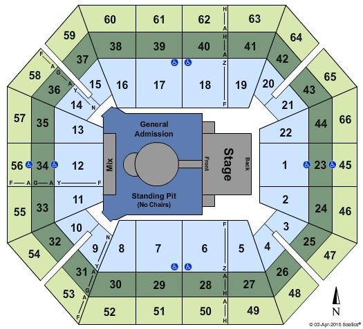 ExtraMile Arena Luke Bryan Seating Chart