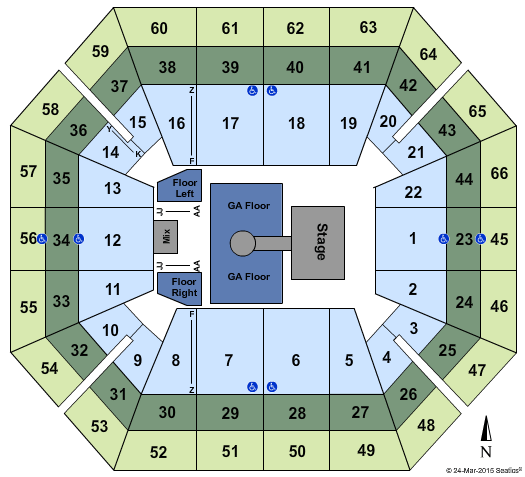 ExtraMile Arena Zac Brown Band Seating Chart