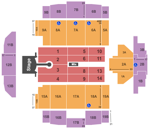 Tacoma Dome AC/DC Seating Chart