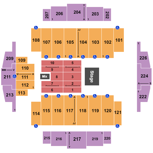 Tacoma Dome Andre Rieu Seating Chart