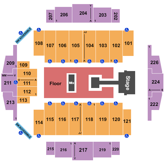 Tacoma Dome Ateez Seating Chart