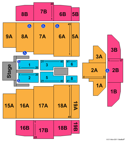 Tacoma Dome Brad Paisly Seating Chart