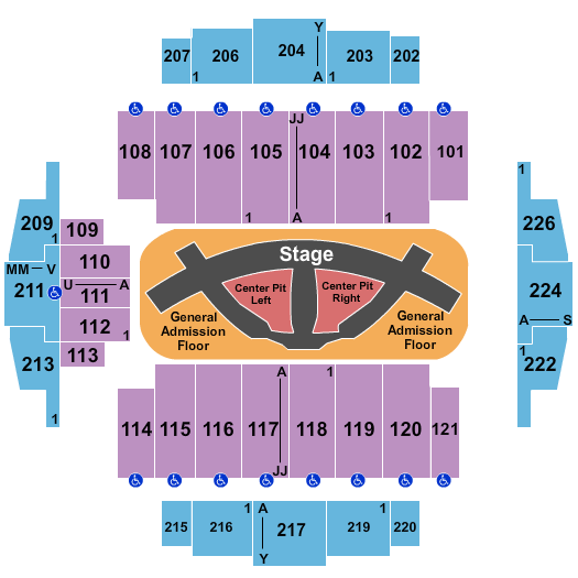 Tacoma Dome Seating Chart Carrie Underwood