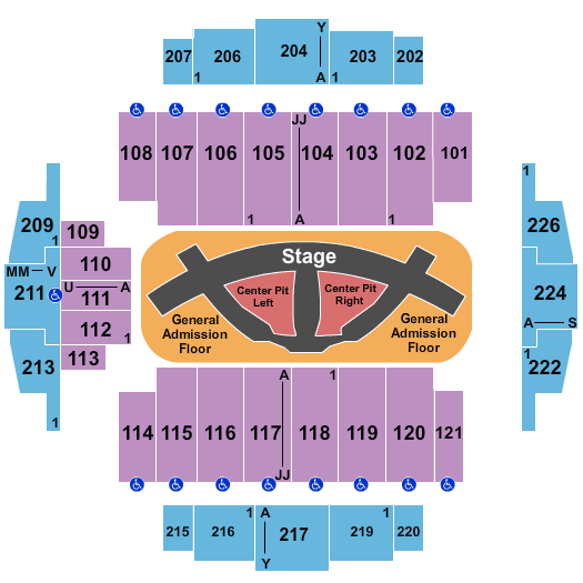 Carrie Underwood Buffalo Seating Chart