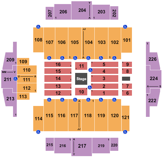 Tacoma Dome Dave Chappelle Seating Chart