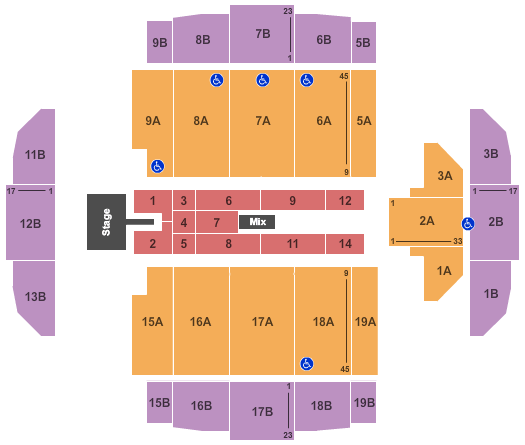 Tacoma Dome Def Leppard Seating Chart