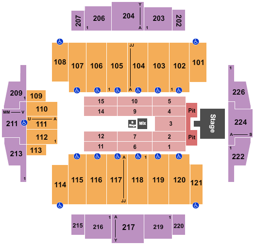 Tacoma Dome Dierks Bentley 2022 Seating Chart