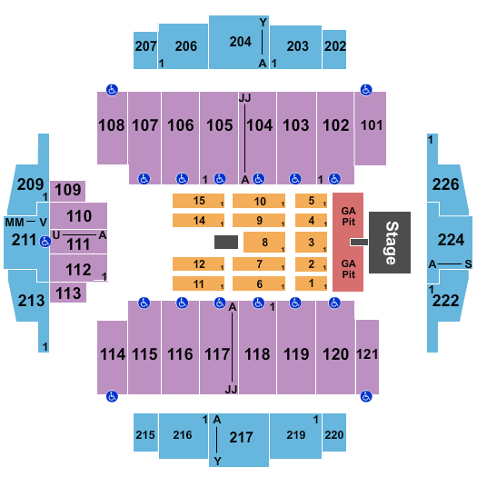Tacoma Dome Dierks Bentley Seating Chart