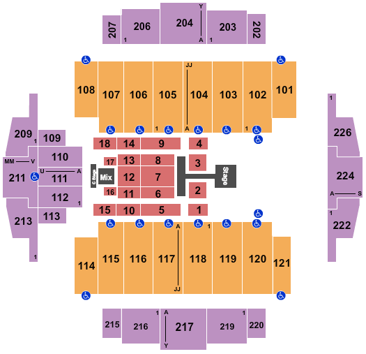 Tacoma Dome Dude Perfect Seating Chart
