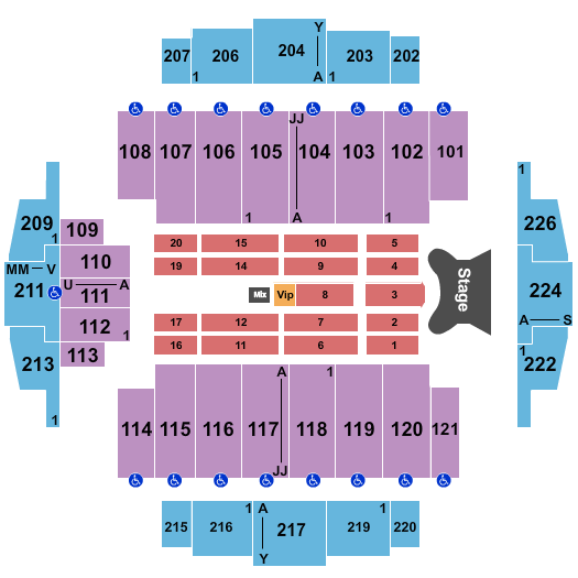 Tacoma Dome Elton John Seating Chart