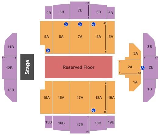 Tacoma Dome Endstage Reserved Flr Seating Chart