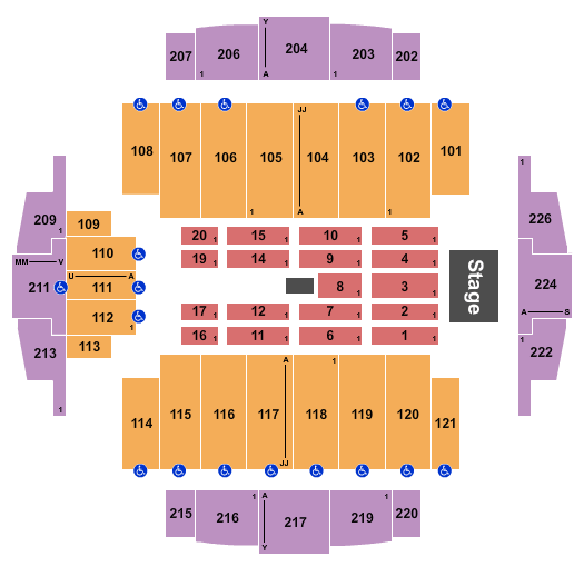 Seating Chart Georgia Dome Concert