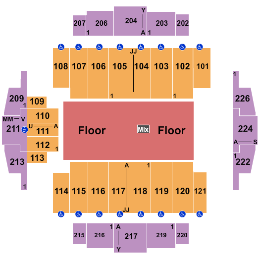 Tacoma Dome Iron Maiden Seating Chart
