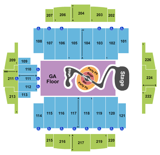 Square Garden Seating Chart Justin Timberlake