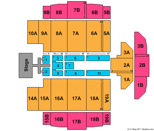 Tacoma Dome Kenny Chesney Seating Chart