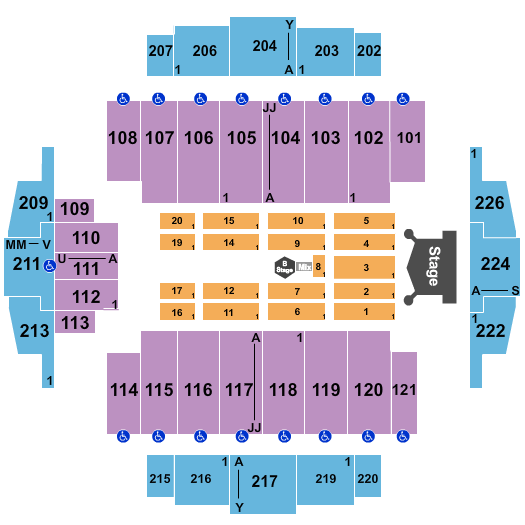 Tacoma Dome Kiss Seating Chart