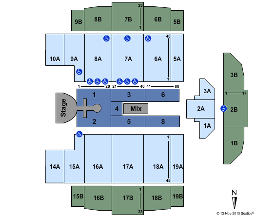 Tacoma Dome Miley Cyrus Seating Chart