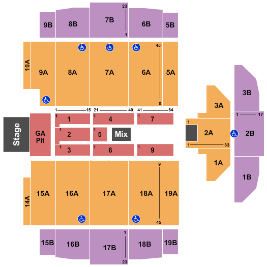 Tacoma Dome Miranda Lambert Seating Chart