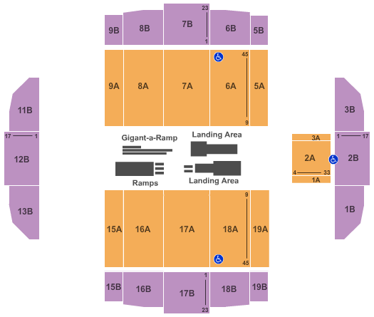 Tacoma Dome Nitro Circus Seating Chart