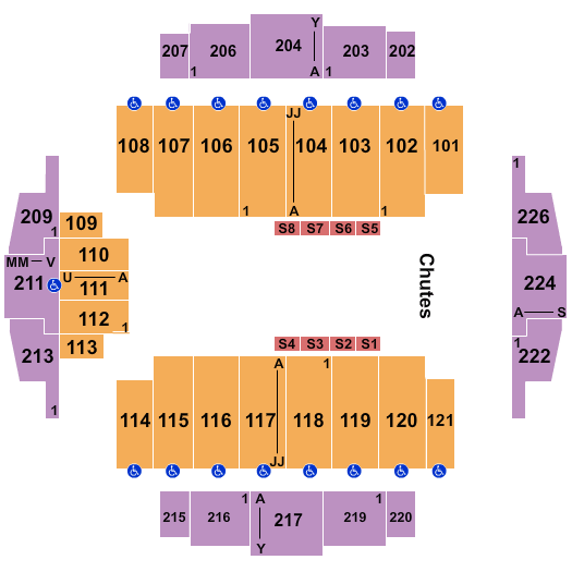 Tacoma Dome PBR Seating Chart