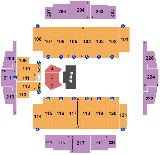 Tacoma Dome Paw Patrol Seating Chart