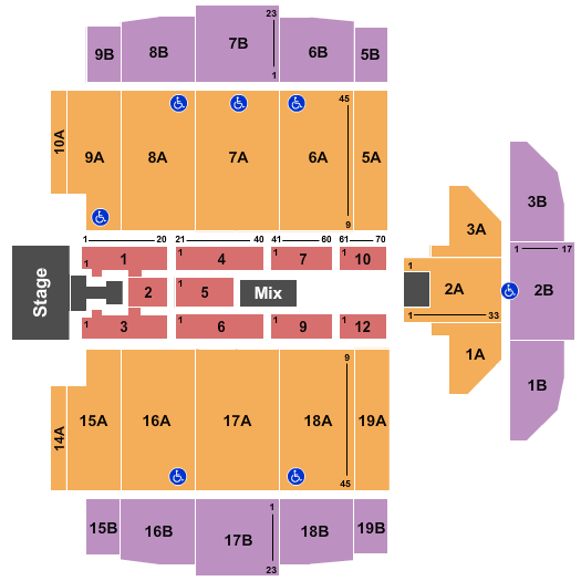 Tacoma Dome Scorpians Seating Chart