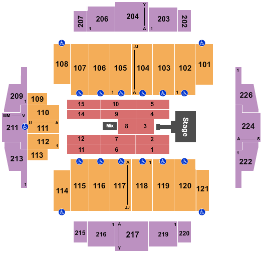 Tacoma Dome Scorpions 2 Seating Chart