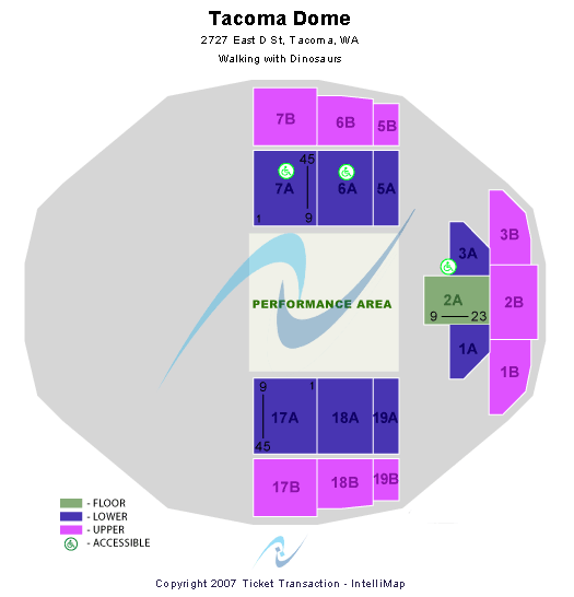 Tacoma Dome Dinos Seating Chart