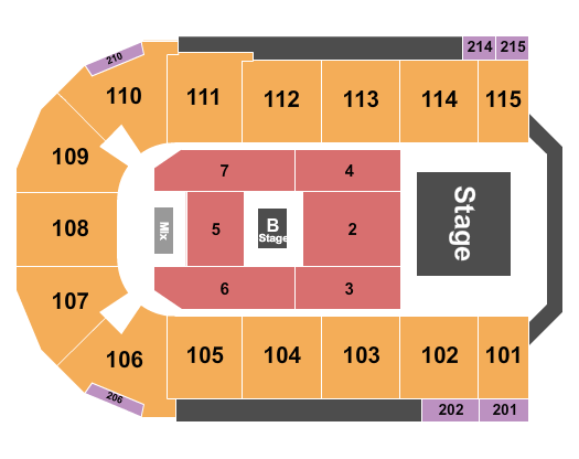 Tahoe Blue Event Center Air1 Worship Now Seating Chart